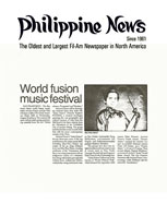 Philippine News World Fusion Music Festival Article 7-21-93