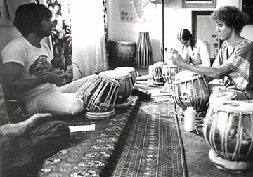 Benjy Wertheimer Studying with Zakir Hussain (1978)