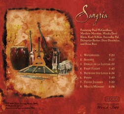 Back Cover of Sangria